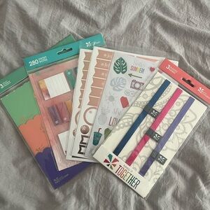 Erin Condren Journal Pack - Stickers, Elastic Bands, and Pockets!!
